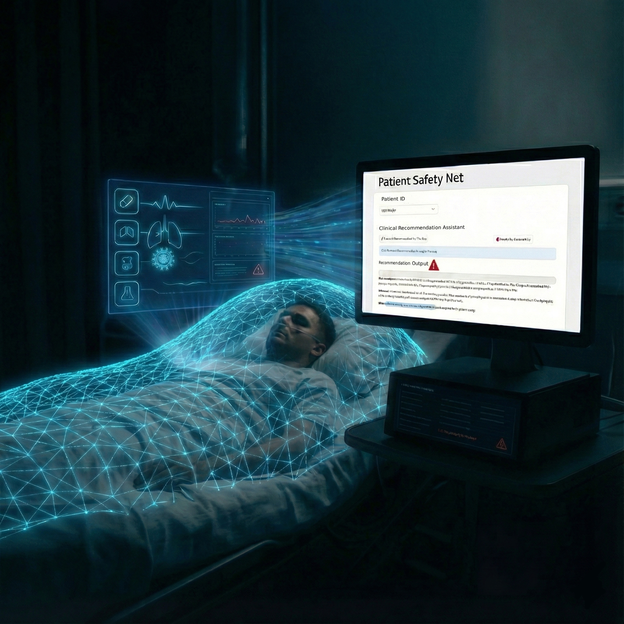 Patient Safety Net Dashboard in ICU